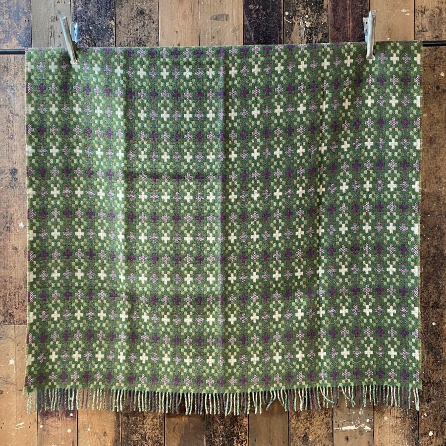 Eshton Blanket - Heather Green - Image 3