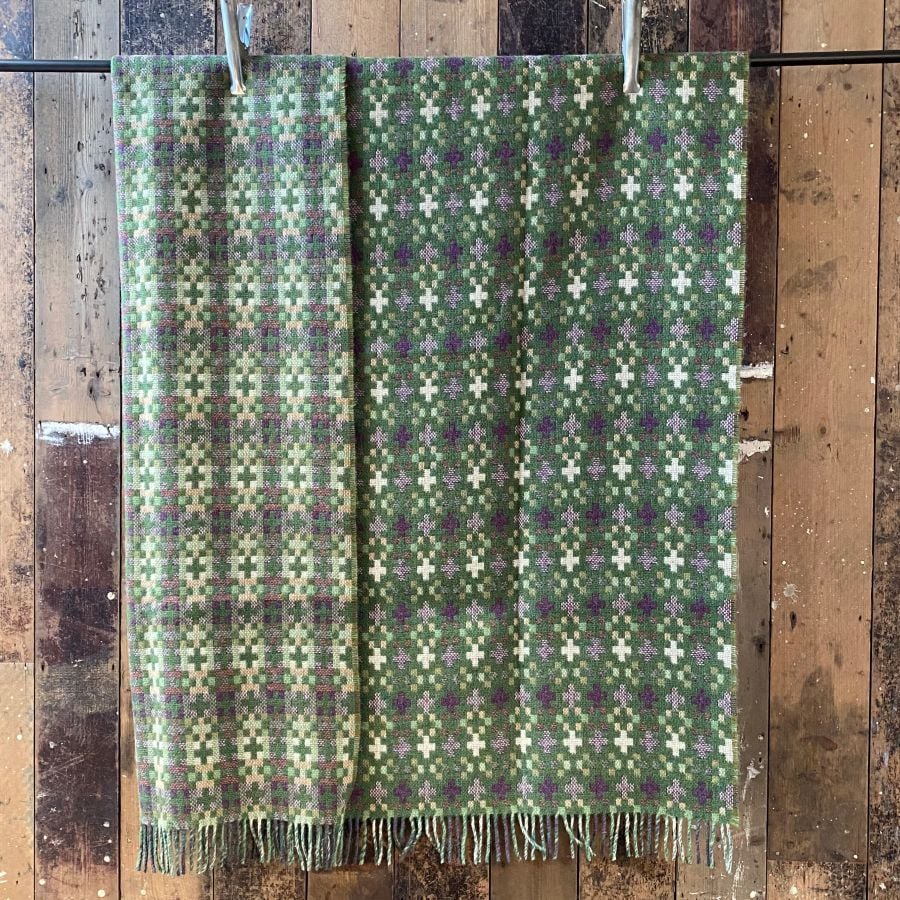 Eshton Blanket - Heather Green - Image 4