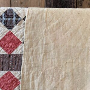 C1880's American Patchwork Quilt - FEBPQ4 - Image 6