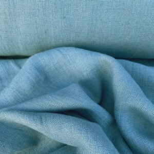 French Washed Linen - Bluestone