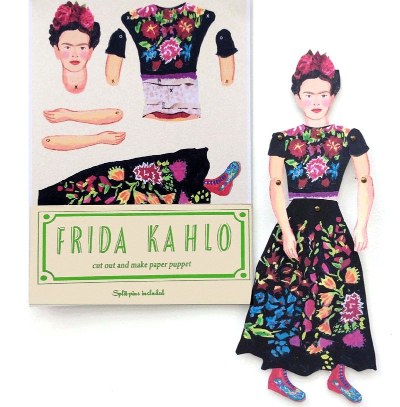 Frida Kahlo - Cut out & make paper puppet