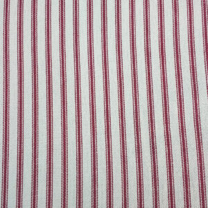 Hampton Ticking - Ruby - Image 2