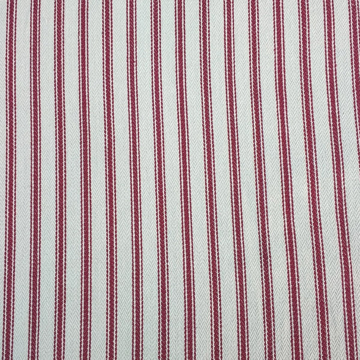 Hampton Ticking - Ruby - Image 2