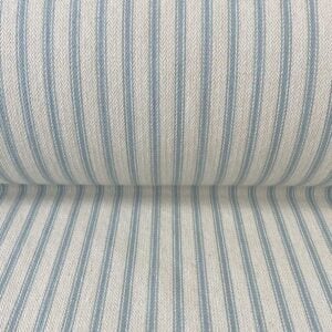 Hampton Ticking - Seagreen and Ivory - Image 3