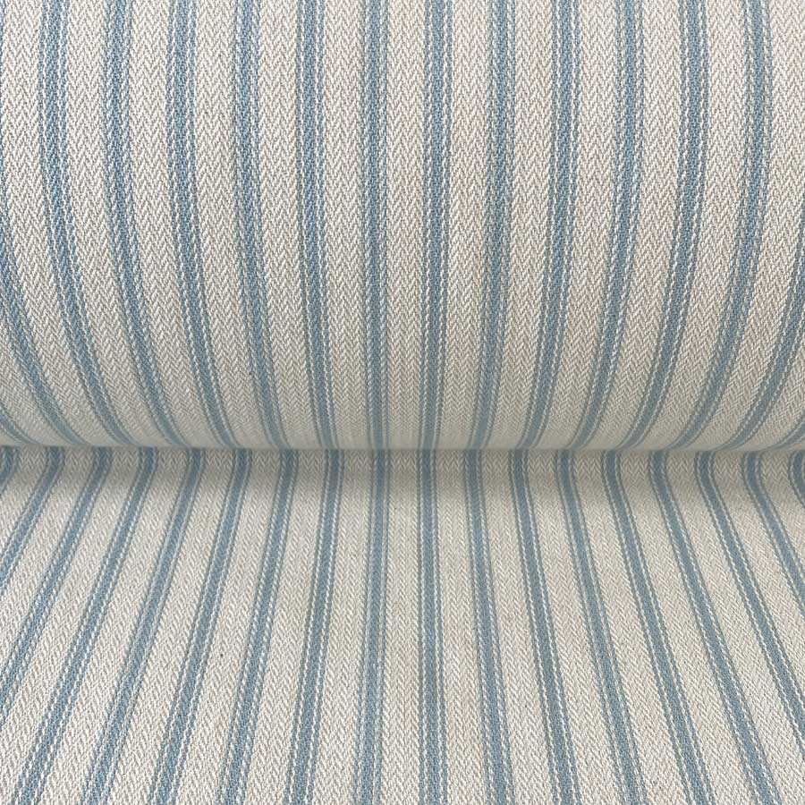 Hampton Ticking - Seagreen and Ivory - Image 3