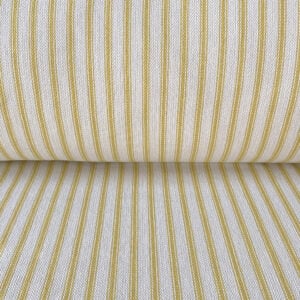 Ticking Fabric yellow