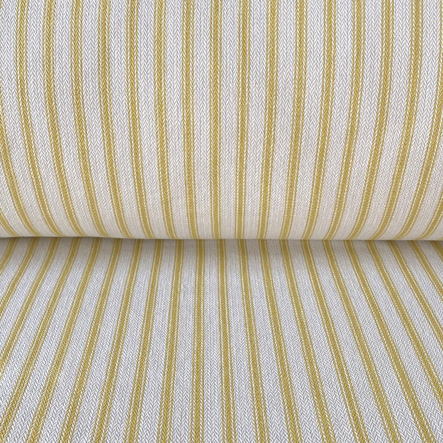 Ticking Fabric yellow