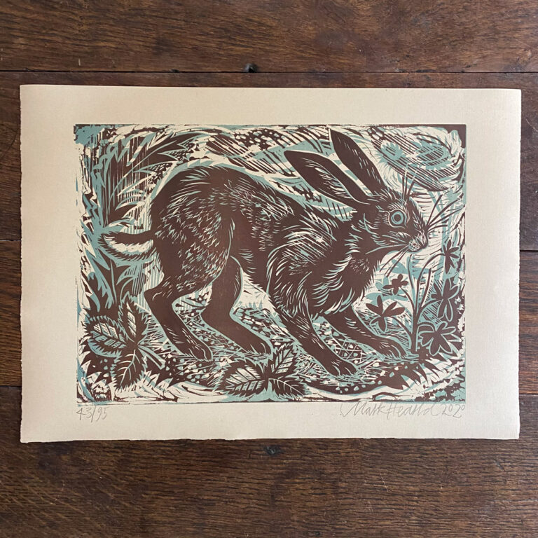 Hare, Unframed Print by Mark Hearld - Image 2