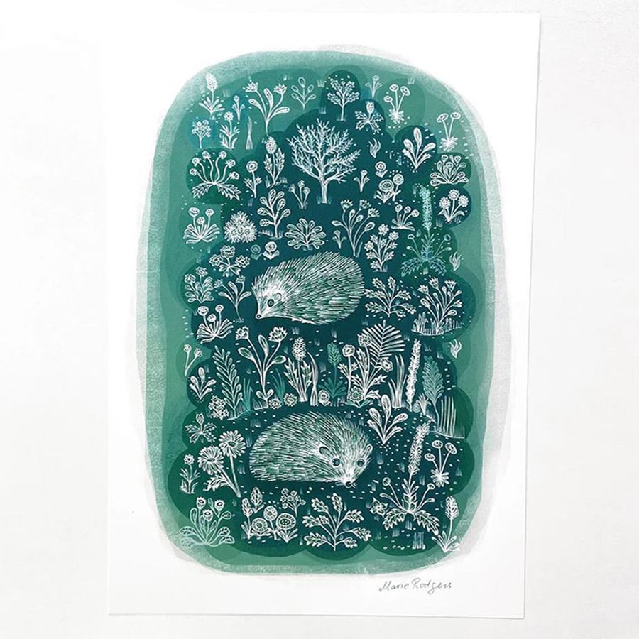 Hedgehog Print