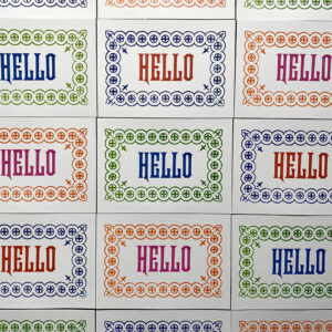 Hello - Letterpress Postcard Set - Image 2
