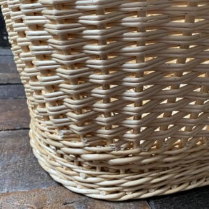Jenny Crisp White Oval Laundry Basket JCSOR35 - Image 4