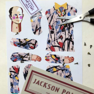 Jackson Pollock - Cut out & make paper puppet - Image 3
