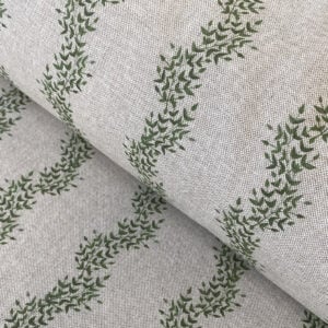 Jasmine Stripe - Leaf Green - Image 1