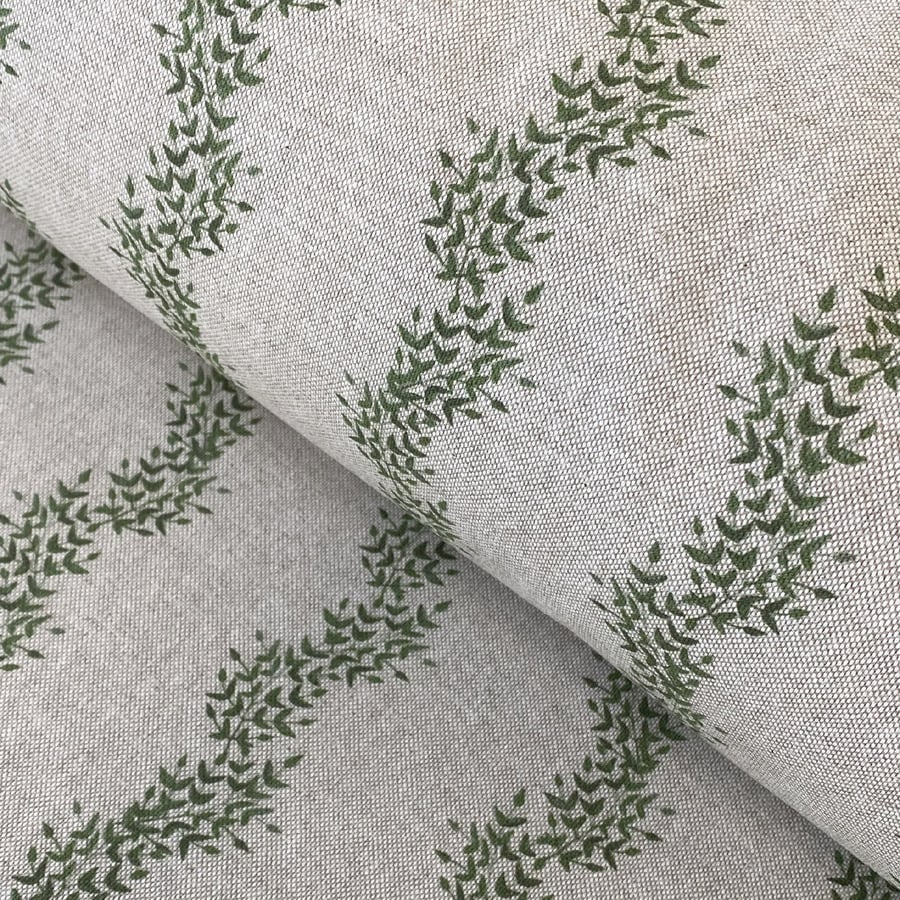 Jasmine Stripe - Leaf Green