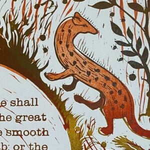 Forest of Beauty, Letterpress Poster Jen Whiskerd - Image 2