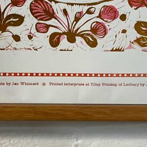 Forest of Beauty, Letterpress Poster Jen Whiskerd - Image 4