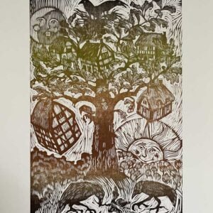 Plant an Acorn, Letterpress Poster Jen Whiskerd - Image 3