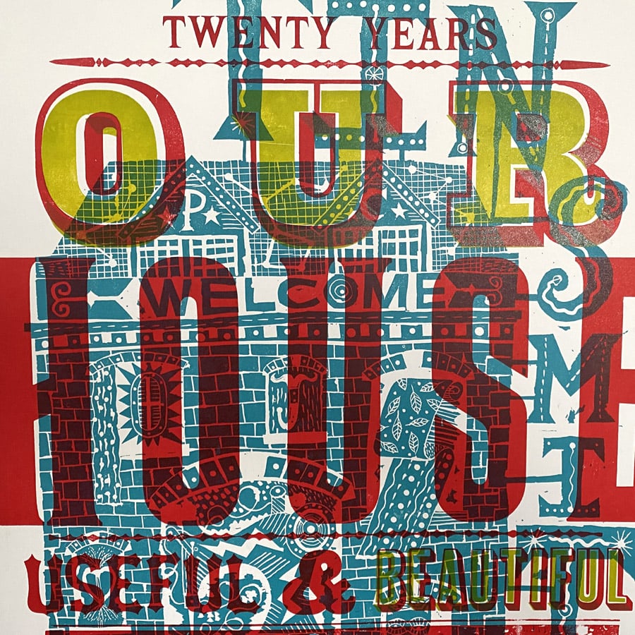 Our House Letterpress Poster - Jonny Hannah - Image 2