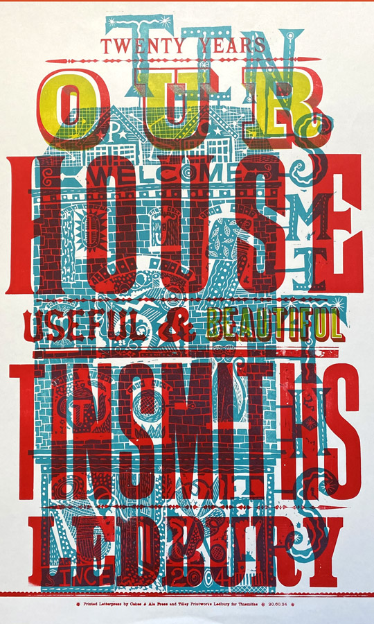 Our House Letterpress Poster - Jonny Hannah - Image 5