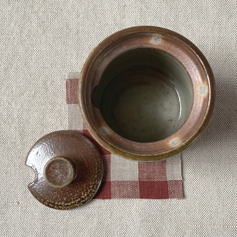 Knighton Mill Pottery Stoneware Mustard Jar - Image 2