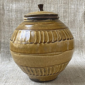Kat Wheeler Large Jar - Tan KWJT1
