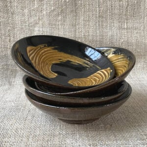Kat Wheeler Medium Bowl - Black KWMB - Image 2
