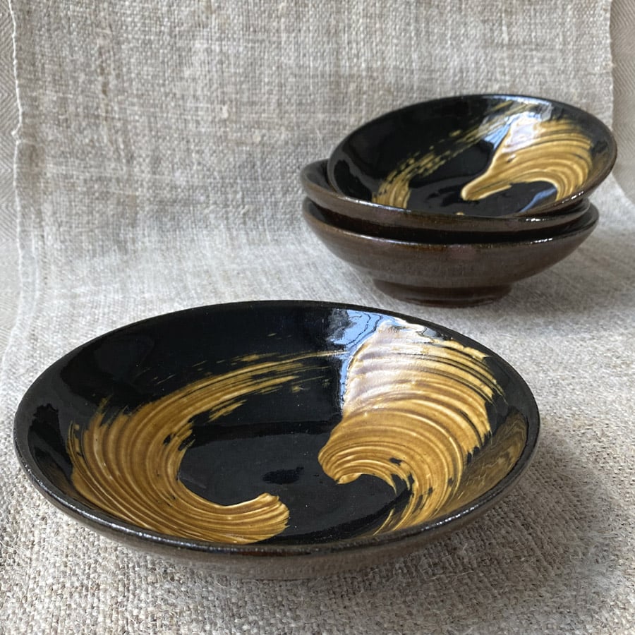Kat Wheeler Medium Bowl - Black KWMB