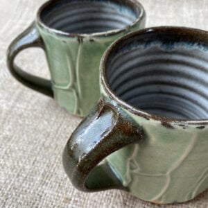 Kat Wheeler Small Mug - Green KWMU2 - Image 2