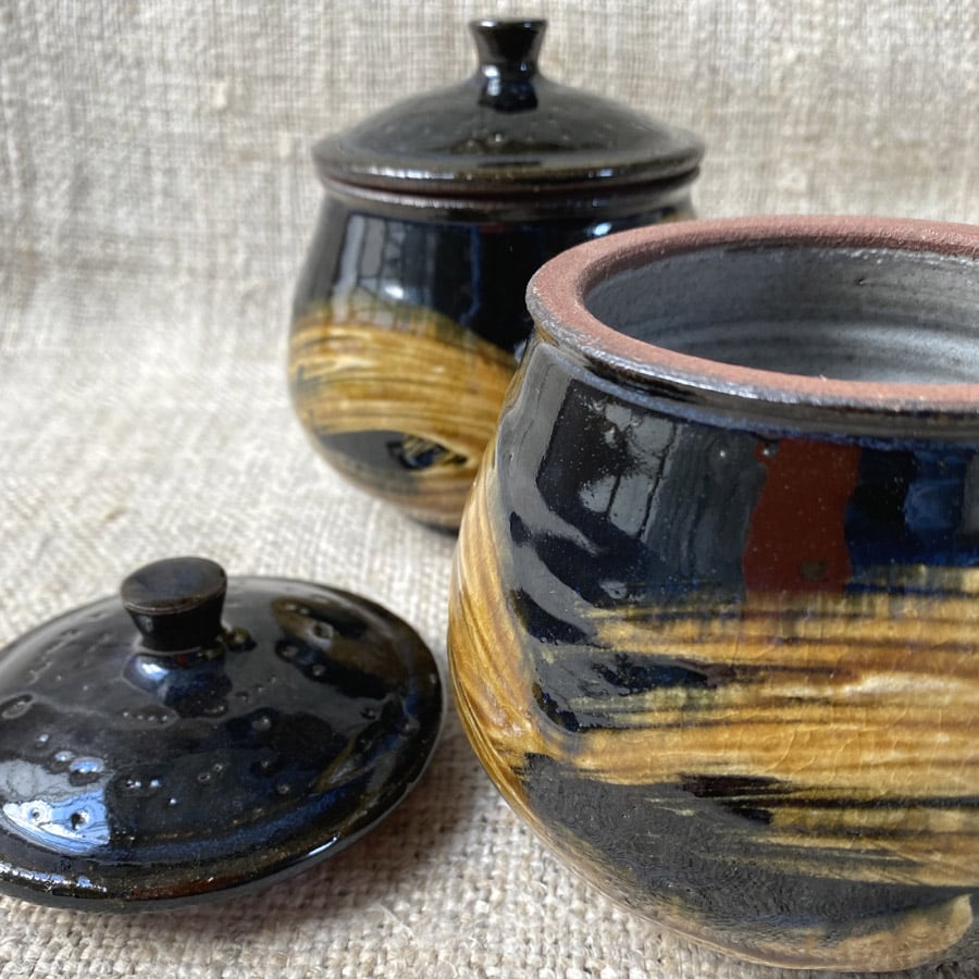 Kat Wheeler Sugar Jar - Black KWSU1 - Image 2