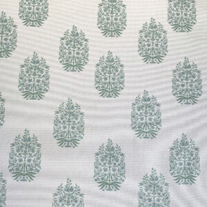 Kamala on Ivory - Soft Green and Duckegg - Image 2