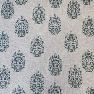 Kamala - Indigo and Soft Green - Image 2