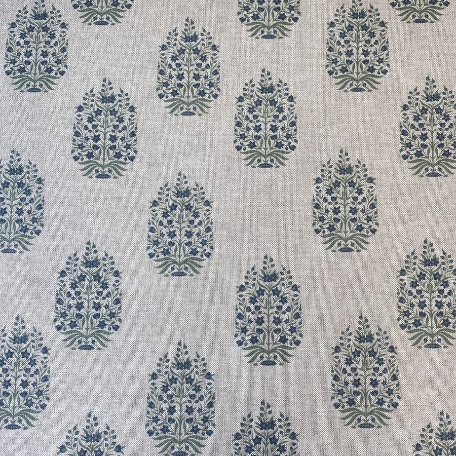 Kamala - Indigo and Soft Green - Image 2