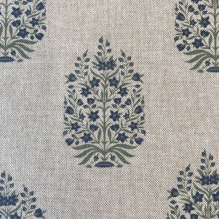 Kamala - Indigo and Soft Green - Image 4
