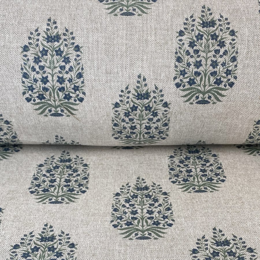 Kamala - Indigo and Soft Green - Image 3