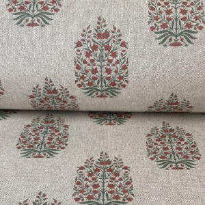 Kamala - Strawberry and Soft Green - Image 3
