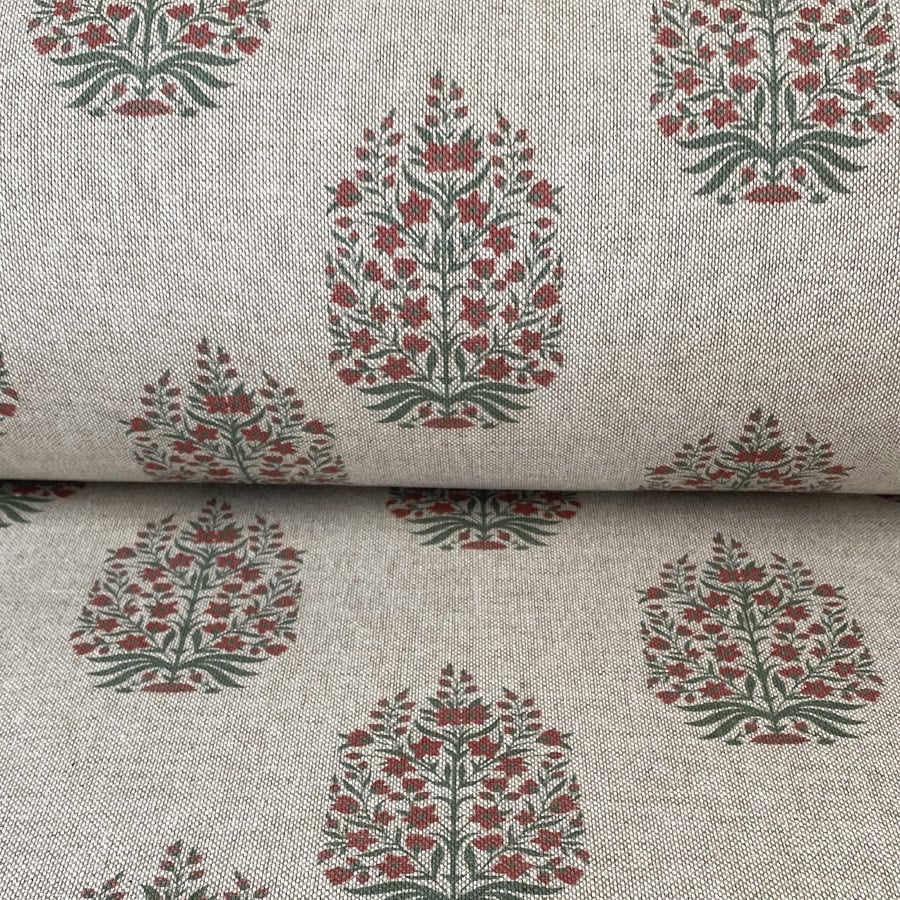 Kamala - Strawberry and Soft Green - Image 3