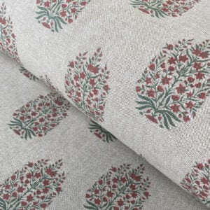 Kamala - Strawberry and Soft Green - Image 1