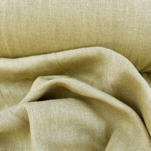 Washed Linen Khaki Green