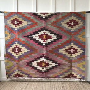 Antique Turkish Kilim Rug - MKDEC1 - Image 1
