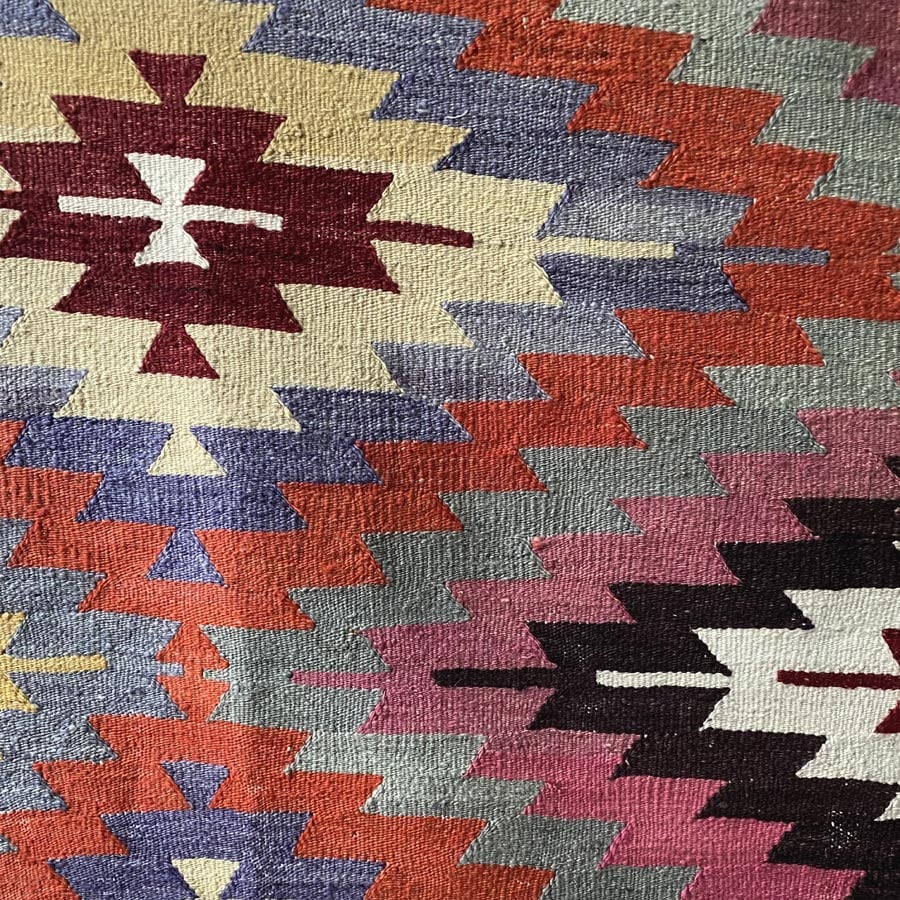 Antique Turkish Kilim Rug - MKDEC1 - Image 3