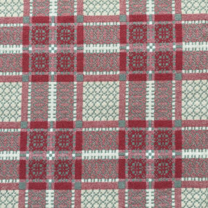 Knot Garden Welsh Throw/Single - Rhubarb - Image 3