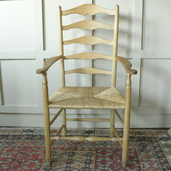 Clissett-style Ladderback Dining Chair Set (Russell) in Oak