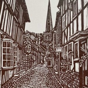 Church Lane, Ledbury by Susie Hetherington - Image 1