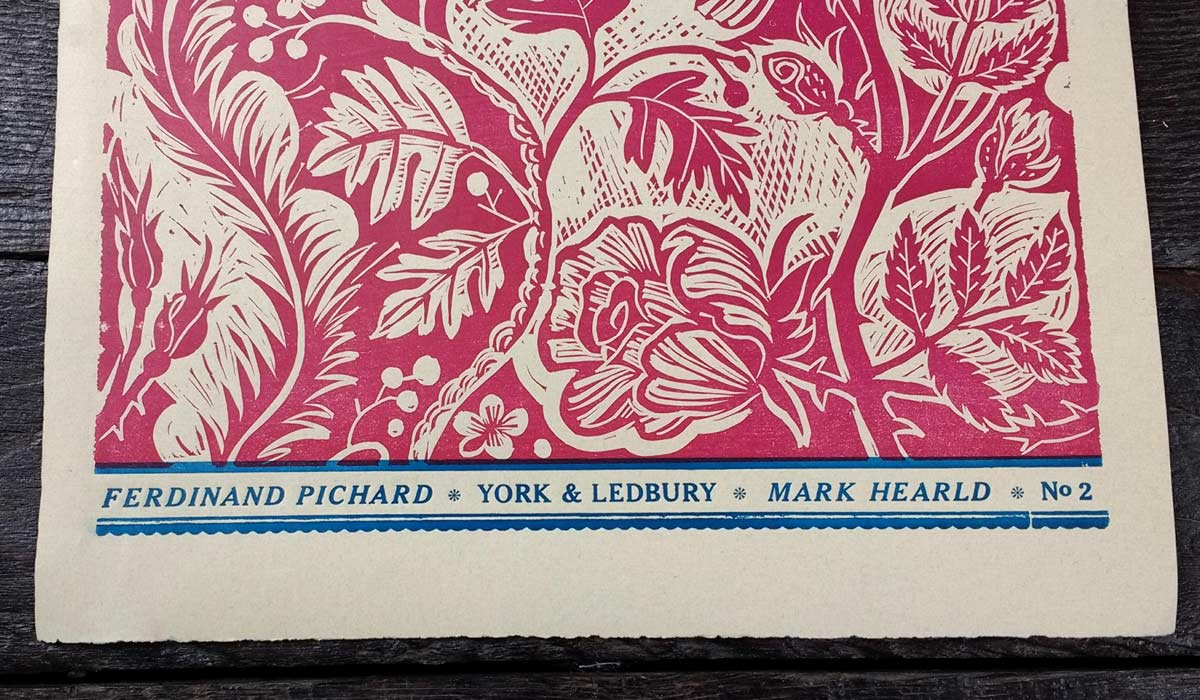 Mark Hearld Papier Dominote Print- Ferdinand Pichard - Image 3