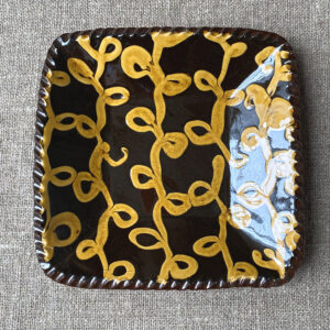 Matt Grimmitt - Square Slipware Dish MGSD11 - Image 1