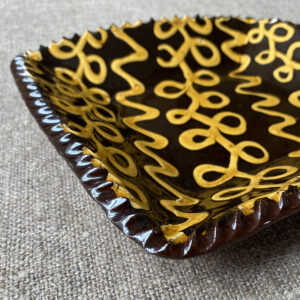 Matt Grimmitt - Square Slipware Dish MGSD11 - Image 3