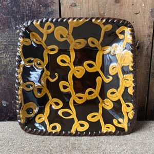 Matt Grimmitt - Square Slipware Dish MGSD11 - Image 4
