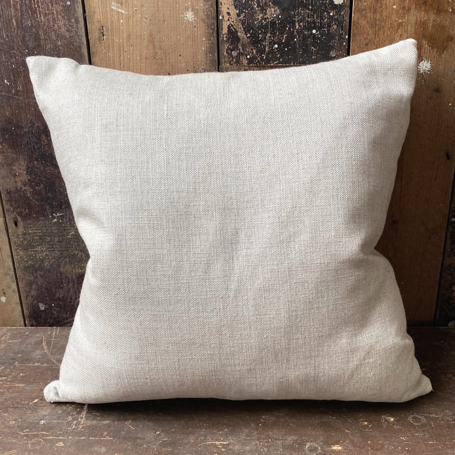 Bird Garden Cushion - Cherry Red - Image 3