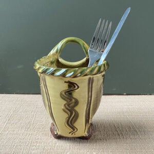 Mike Parry Utensil Drainer - Cream Pie Crust MPUTC - Image 1