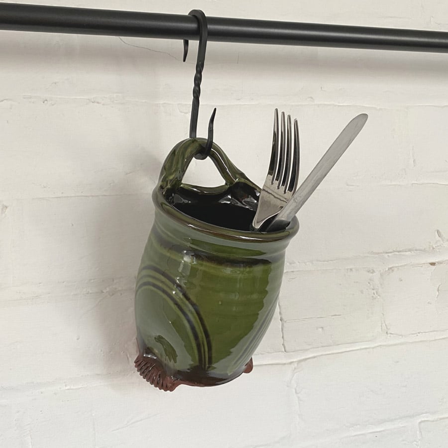 Mike Parry Utensil Drainer - Green MPML - Image 4